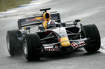 Coulthard Tests The New Red Bull RB4